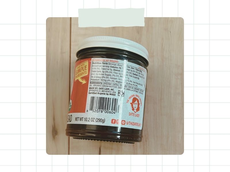 Date Lady（デートレディ）チョコレートスプレッド。砂糖不使用でデーツのやさしい甘さが人気のオーガニックチョコスプレッド